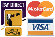 Visa, Mastercard, Debit